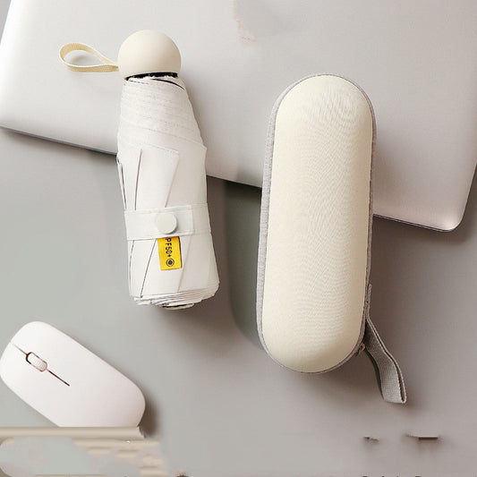 Mini Capsule Umbrella Compact Capsule Umbrella - Portable, Foldable, Suitable for Camping, Travel, Outdoor Travel, Birthday Gifts