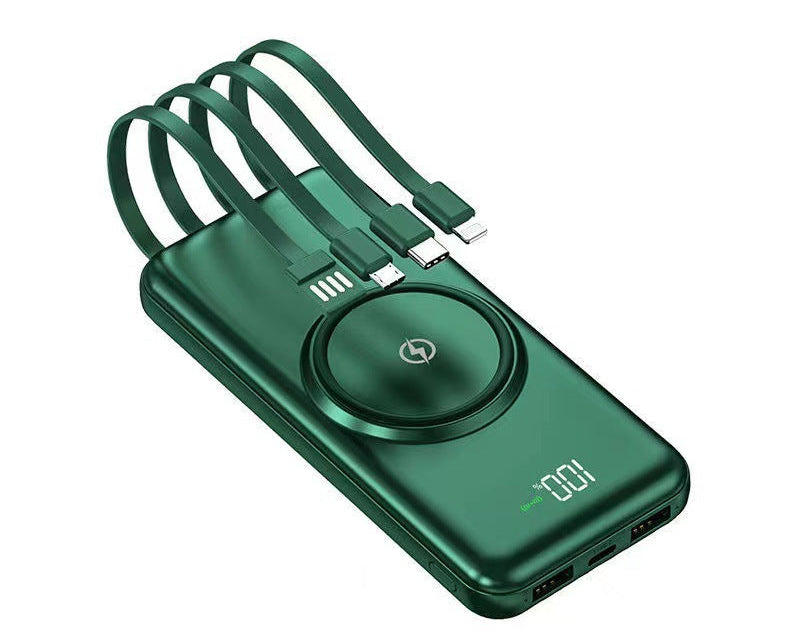 Cross-Border Wireless Charger Comes with Wired Power 20000 Mah