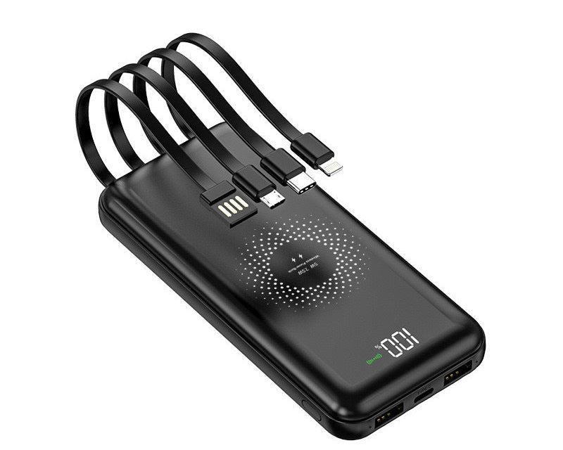 Cross-Border Wireless Charger Comes with Wired Power 20000 Mah
