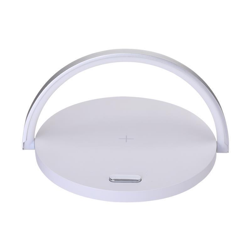 2-in-1 Wireless Charging Station with LED Lamp Fast Charging for iPhone & Android