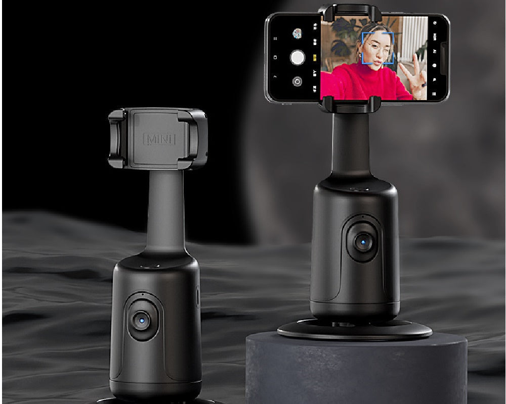360° Auto Face Tracking Gimbal AI Smart Phone Holder for Video, Vlogging & Live Streaming
